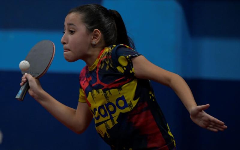 Atletas de la región participan enel Campeonato Centroamericano de Tenis de Mesa.
