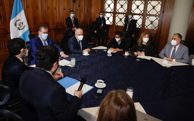 Reunión del presidente Bernardo Arévalo con representantes de COPADEH Y CIDH