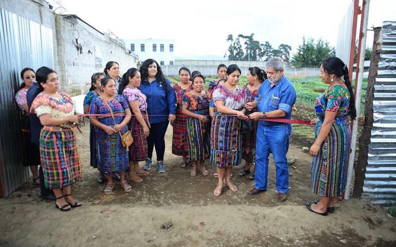 Fortalecen el acceso de alimentos con los huertos comunitarios