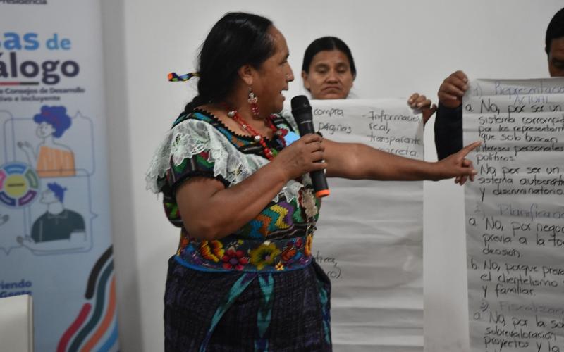 Mesas de diálogo avanzan en la mejora del Sistema de  Consejos de Desarrollo 