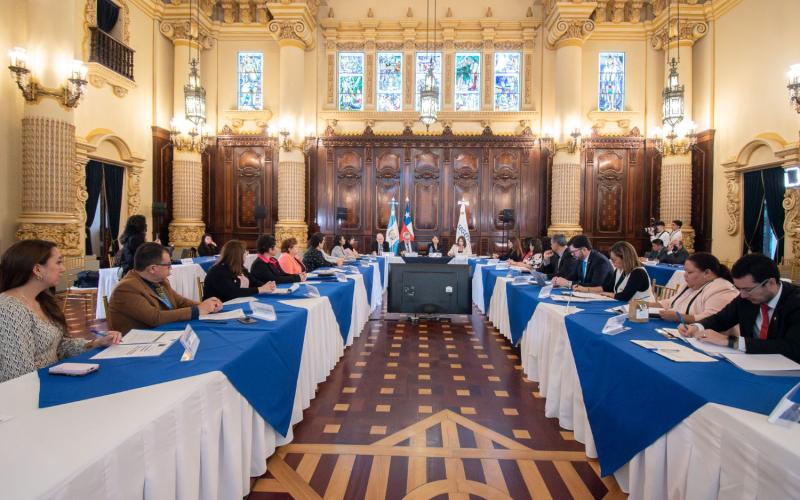 Reunión de trabajo se efectuó en el Palacio Nacional de la Cultura. 