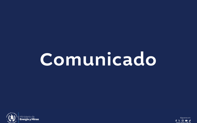 El Ministerio de Energía y Minas adopta reglamento técnico centroamericano
