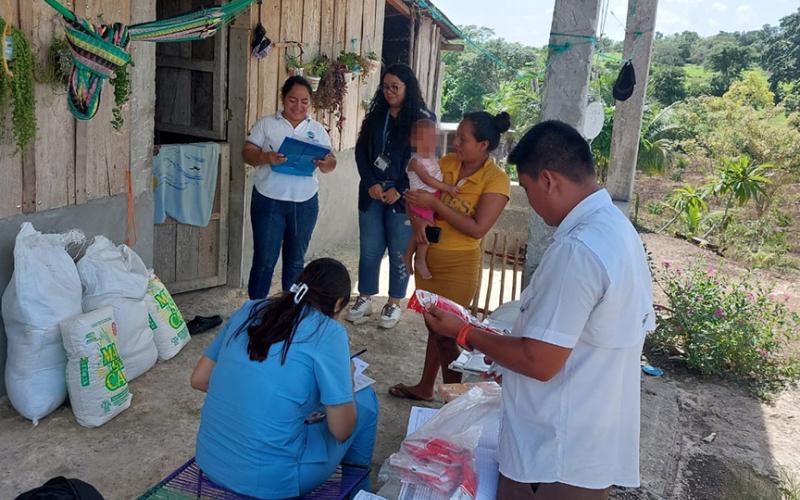 Entregan alimentos para prevenir desnutrición aguda