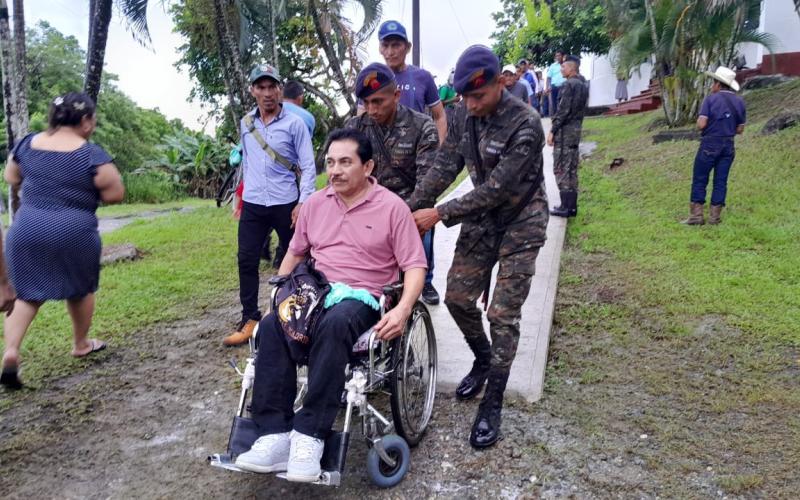 Ejército de Guatemala continúa apoyando las acciones que dan cumplimiento a la “Ley Temporal de Desarrollo Integral”.