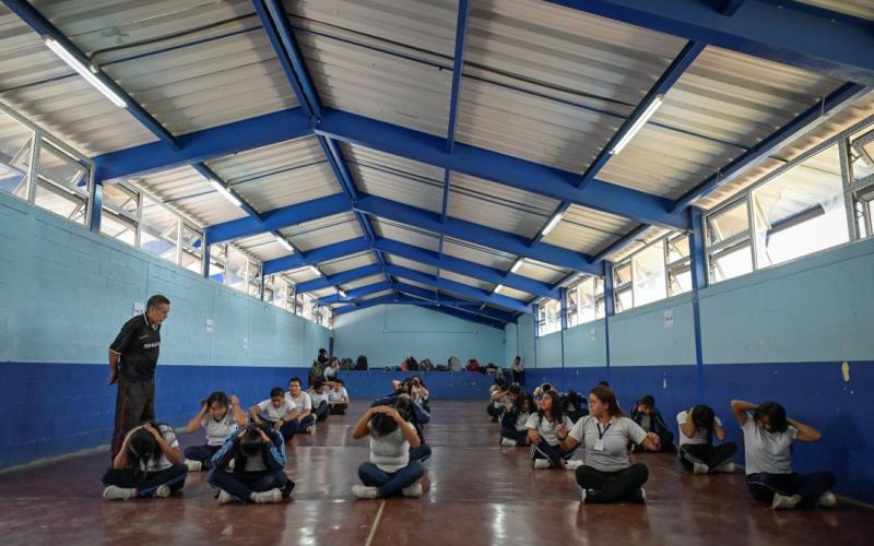 Los alumnos de la Escuela Miguel Ángel García Granados cuentan con mejores instalaciones.
