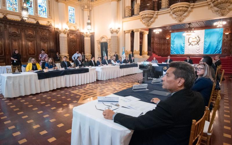 Reunión se efectuó en Salón Banderas del Palacio Nacional de la Cultura. 