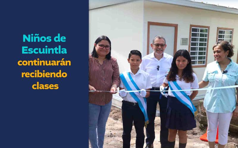 La Unidad de Construcción de Edificios del Estado -UCEE- del Ministerio de Comunicaciones, Infraestructura y Vivienda -CIV-, está dotando a escuelas y servicios de salud con 35 módulos prefabricados adaptables, que pueden ser rápidamente desplegados en situaciones de emergencia. 