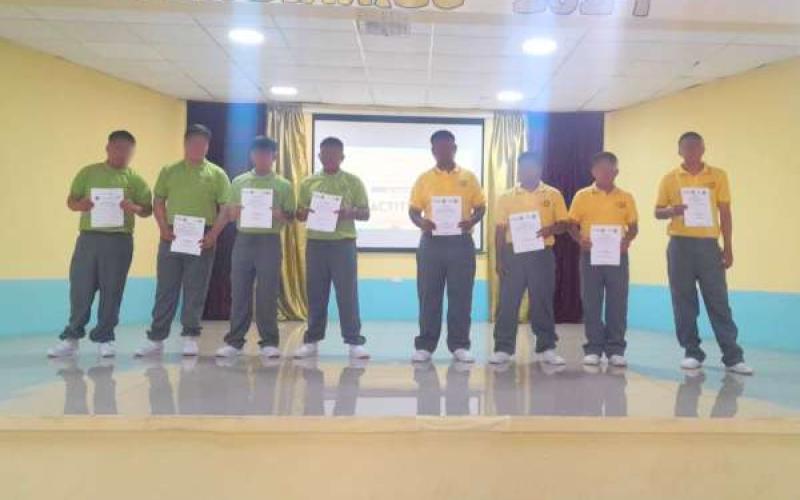 Al cumplir los estándares de Casa Intermedia, los residentes avanzaron en los niveles de este centro. 