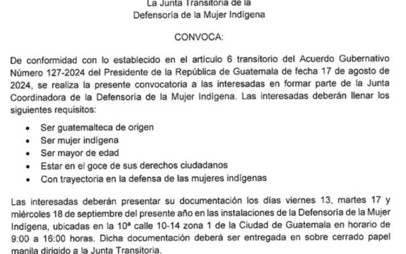 Continúa el proceso de fortalecimiento de la Institucionalidad de la Defensoría de la Mujer Indígena (DEMI)