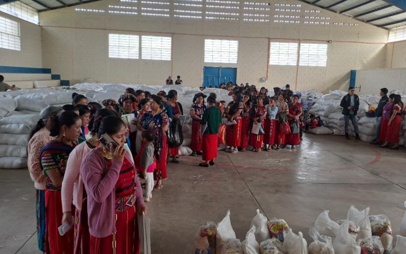 Quiché: Familias con inseguridad alimentaria recibirán alimentos esta semana