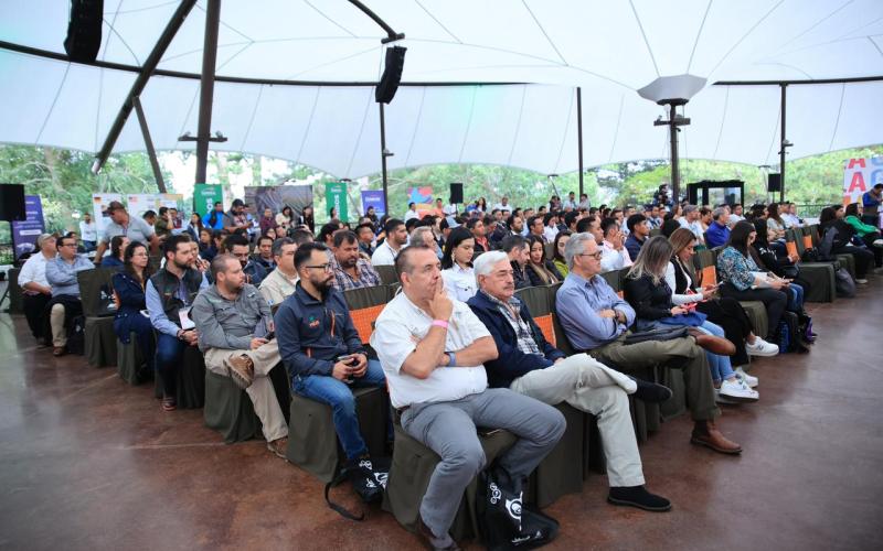 Sector de plantas, flores y follajes muestra crecimiento