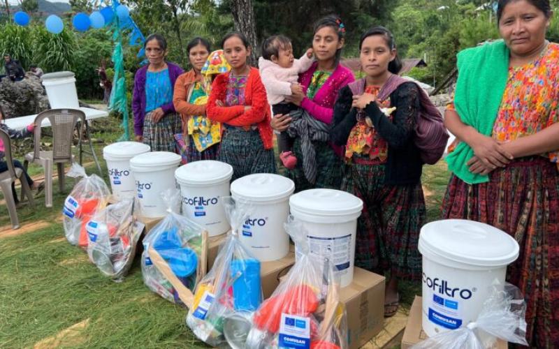 Comunidades de San Cristóbal Verapaz implementan proyectos catalíticos en seguridad alimentaria y nutricional