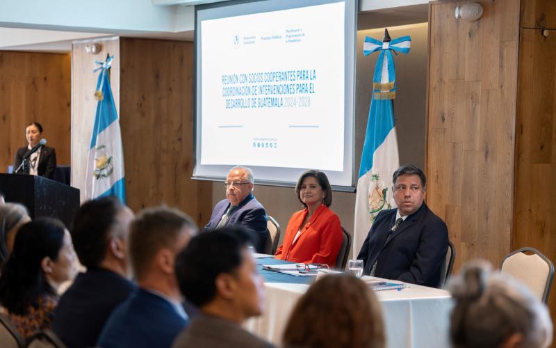 Primera reunión de trabajo con socios cooperantes de Guatemala. 