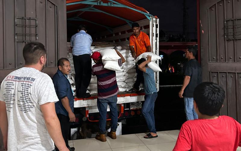 Familias en Masagua y Granados recibirán alimentos por acciones