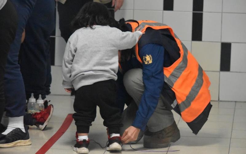 El Instituto Guatemalteco de Migración da seguimiento a la atención de personas desplazadas desde México hacia Huehuetenango.