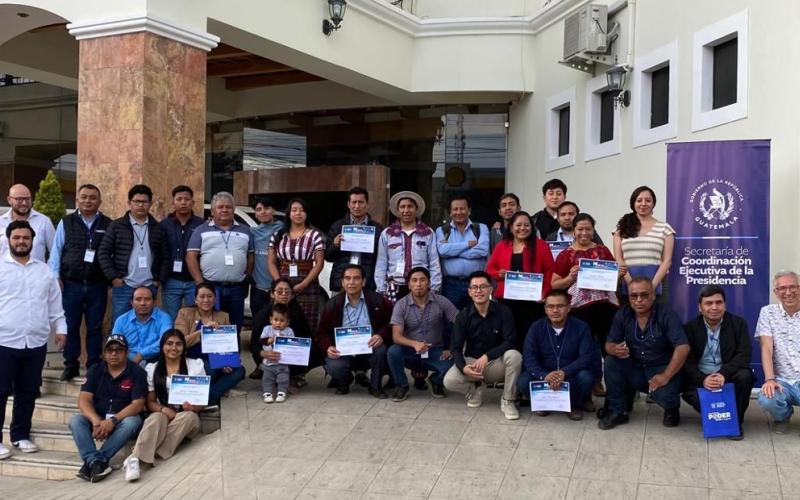 SCEP capacita a comunicadores de Huehuetenango en temáticas del Siscode