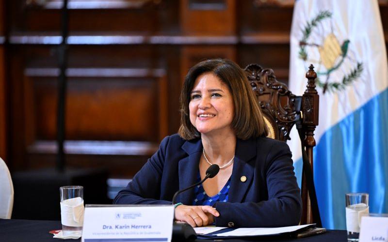 Vicepresidenta Karin Herrera