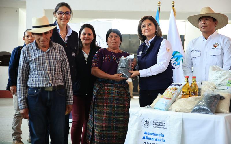 Contribuyendo con la seguridad alimentaria de las familias de Baja Verapaz