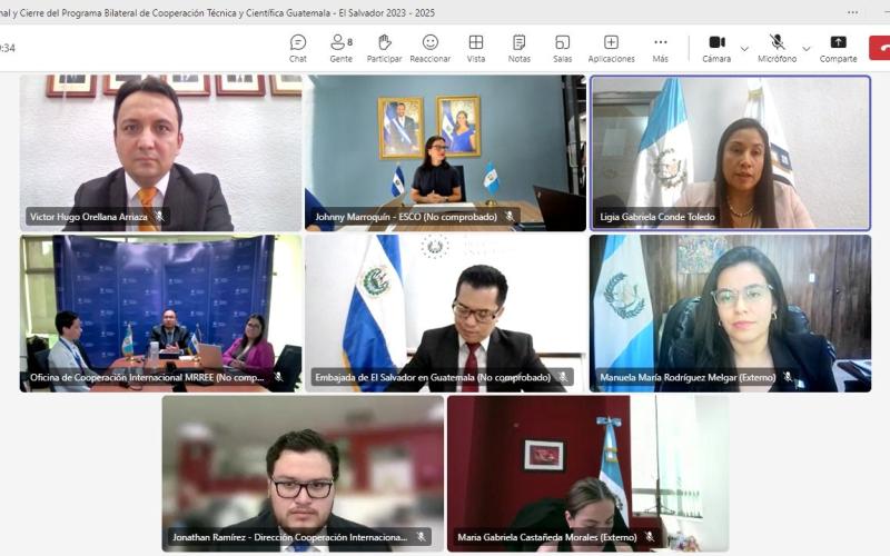 Participantes en el cierre del Programa Bilateral de Cooperación Técnica y Científica 