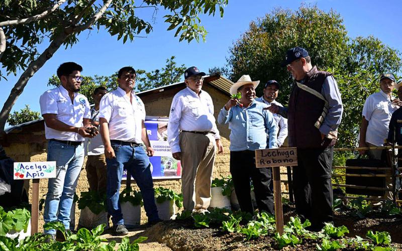 Implementan huerto familiar con la iniciativa Mano a Mano