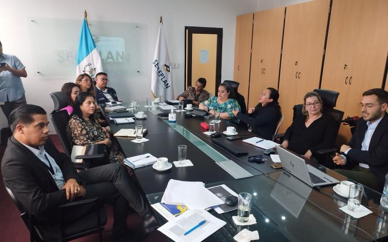 Reunión de trabajo entre SEGEPLAN y SOCIEUX