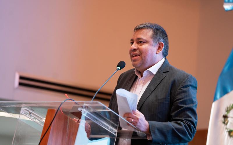 Carlos Mendoza, titular de la SEGEPLAN, dio a conocer la importancia de los mapas de pobreza.