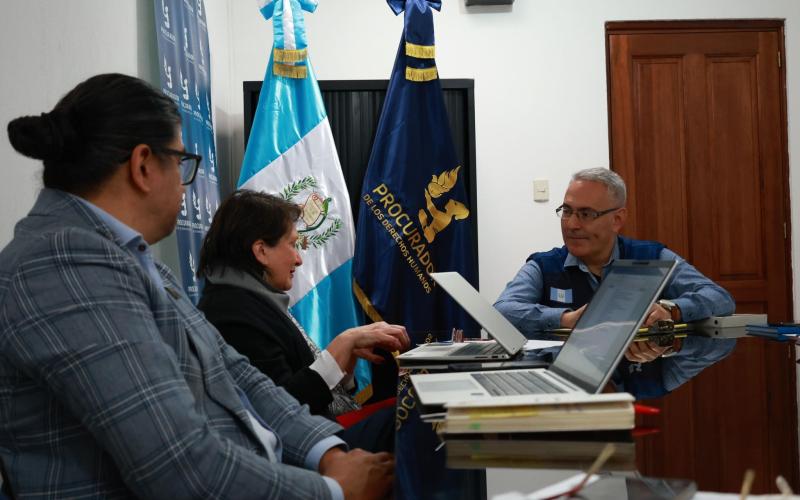 DGT y Defensoría de la PDH trabajan para brindar mejor servicio a la población