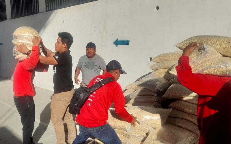 Alimentos beneficiaran a más de 36 mil familias en 7 departamentos