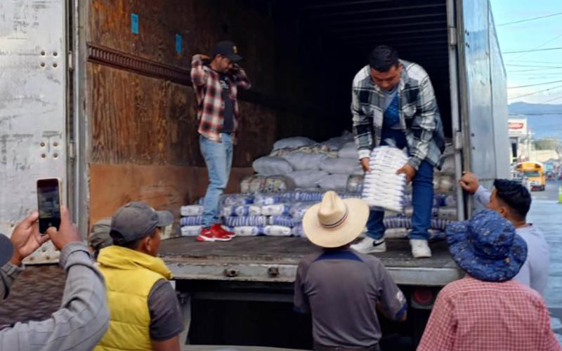 Avanza logística para beneficiar a familias de Sansare