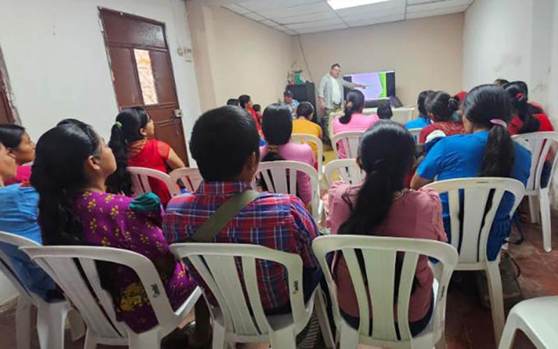 Productores de Camotán reciben capacitación de cultivo de hortalizas