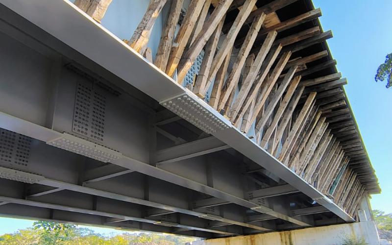 Avanzan las acciones para brindar paso sobre los ríos Camalote y Platanares en Guanagazapa, Escuintla