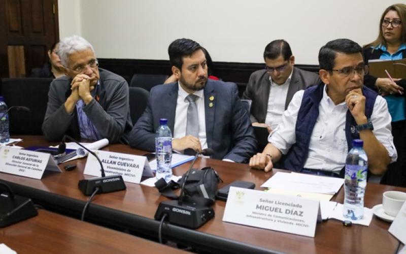 Ministerio de Comunicaciones informa sobre el avance de reparación en la CA-9 Sur