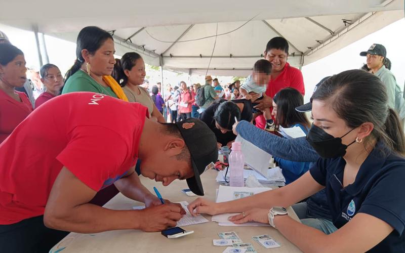 Agricultores familiares de Chiquimula, Baja Verapaz y Totonicapán reciben Bono Campesino