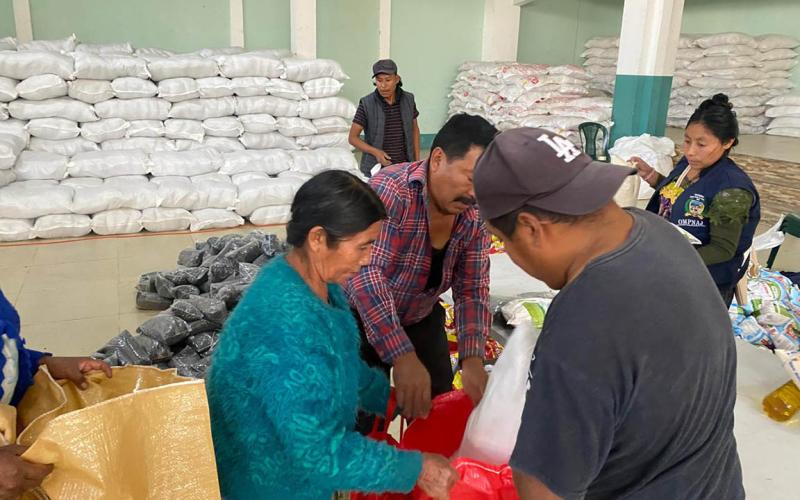 Alimentos llegaron a más de 76 mil familias en enero 2025