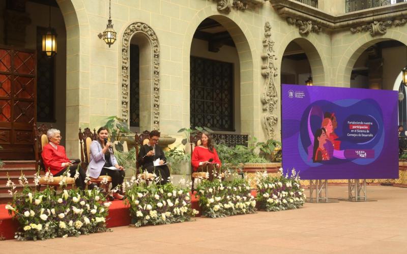 SCEP realiza foro: Mujeres con voz, fortaleciendo la participación en los Consejos de Desarrollo