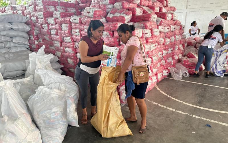Asistencia alimentaria llegará a más de 56 mil familias durante marzo de 2025