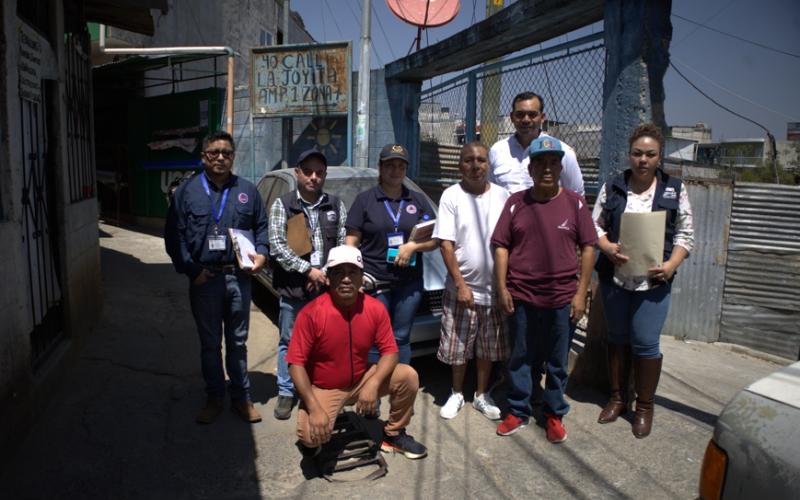 UDEVIPO y CONRED trabajan juntos para garantizar la seguridad y certeza jurídica de las familias 