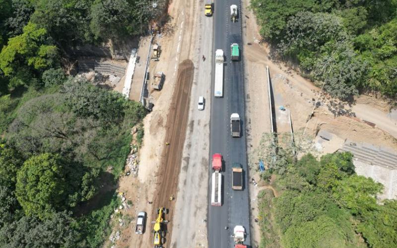 Autopista Palín-Escuintla: este viernes se rehabilitan los 5 carriles en el km 44