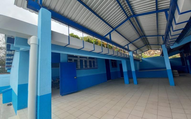 Escuela de Chanrayo recibe mejoras para un aprendizaje digno 