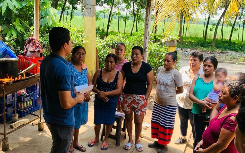 Promueven el consumo de tubérculos y la agricultura familiar en San Andrés Villa Seca