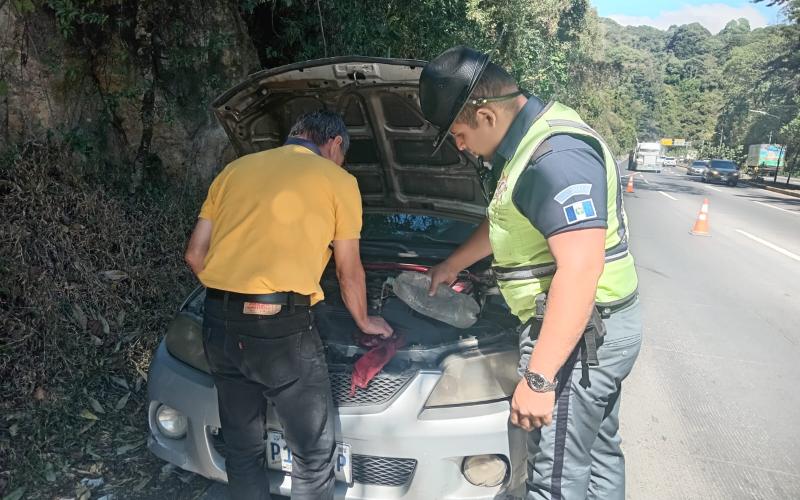 Provial, PNC y Gobernación de Totonicapán coordinan acciones para reforzar la seguridad vial en dos puntos de la CA-1 Occidente