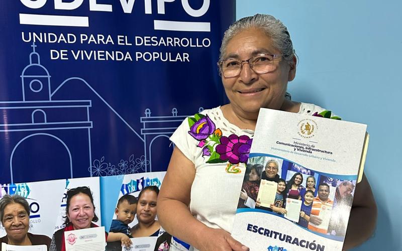 UDEVIPO llama a beneficiarios a recoger testimonio de escritura pública de su lote