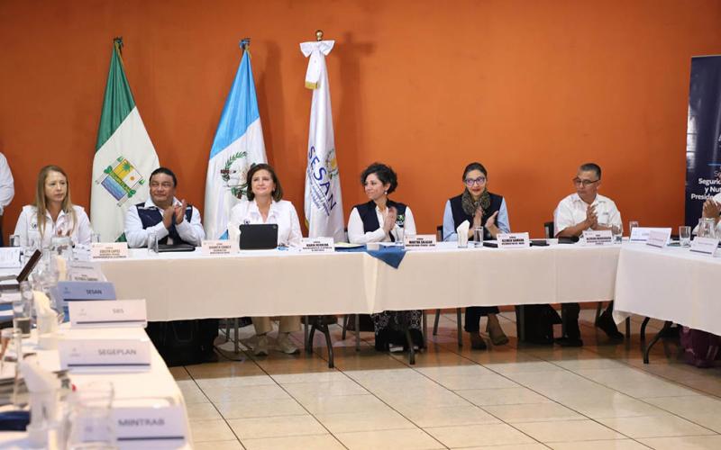 Avanzan acciones conjuntas por la seguridad alimentaria y nutricional en Escuintla