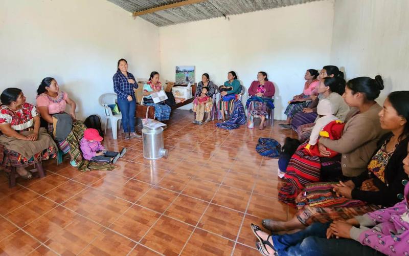 Productoras de Totonicapán fortalecen conocimientos en manejo de postcosecha y agricultura familiar