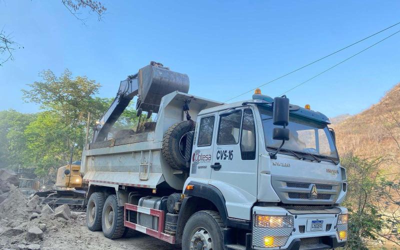 Avanza la construcción de la carretera RD-GUA-12 en Baja Verapaz