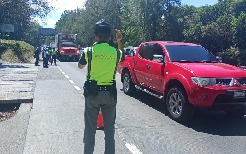 Exitosa prueba abrió la coordinación de acciones permanentes en la CA-01 Occidente en el paso por San Lucas