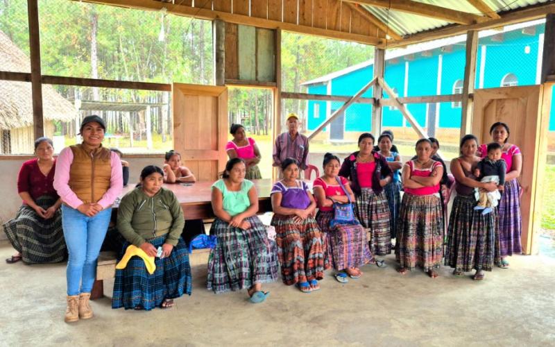 Impulsan huertos familiares en el caserío Las Canoas