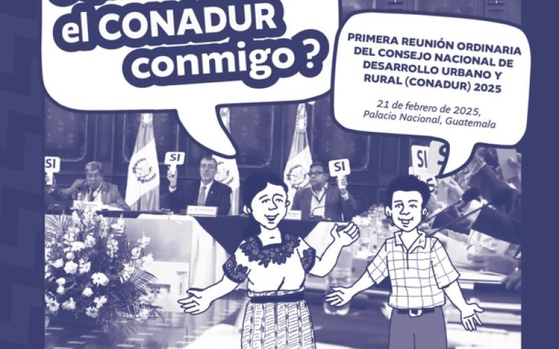 SCEP lanza materiales educativos para fortalecer la participación ciudadana y la auditoría social a través del Consejo Nacional de Desarrollo Urbano y Rural (Conadur)