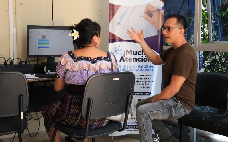 La DGT habilita espacio con computadoras para trámites en línea