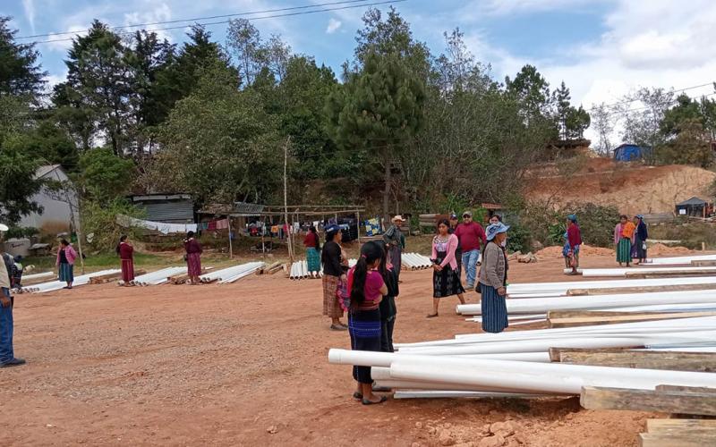 Construirán reservorios de agua de lluvia en Santa Bárbara, Huehuetenango